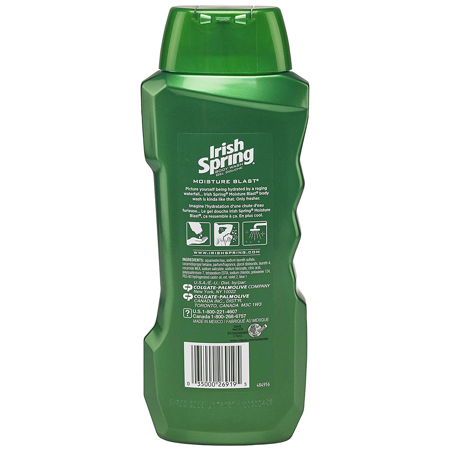 IRISH SPRING BODY WASH MOISTURE BLAST